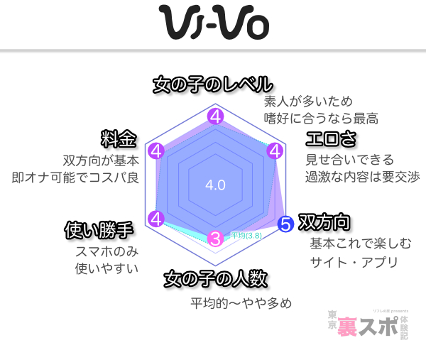 Vi-VOのレーダーチャート